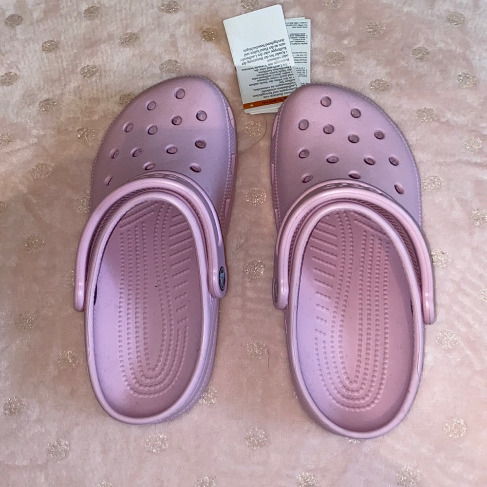 brand new pink/purple crocs